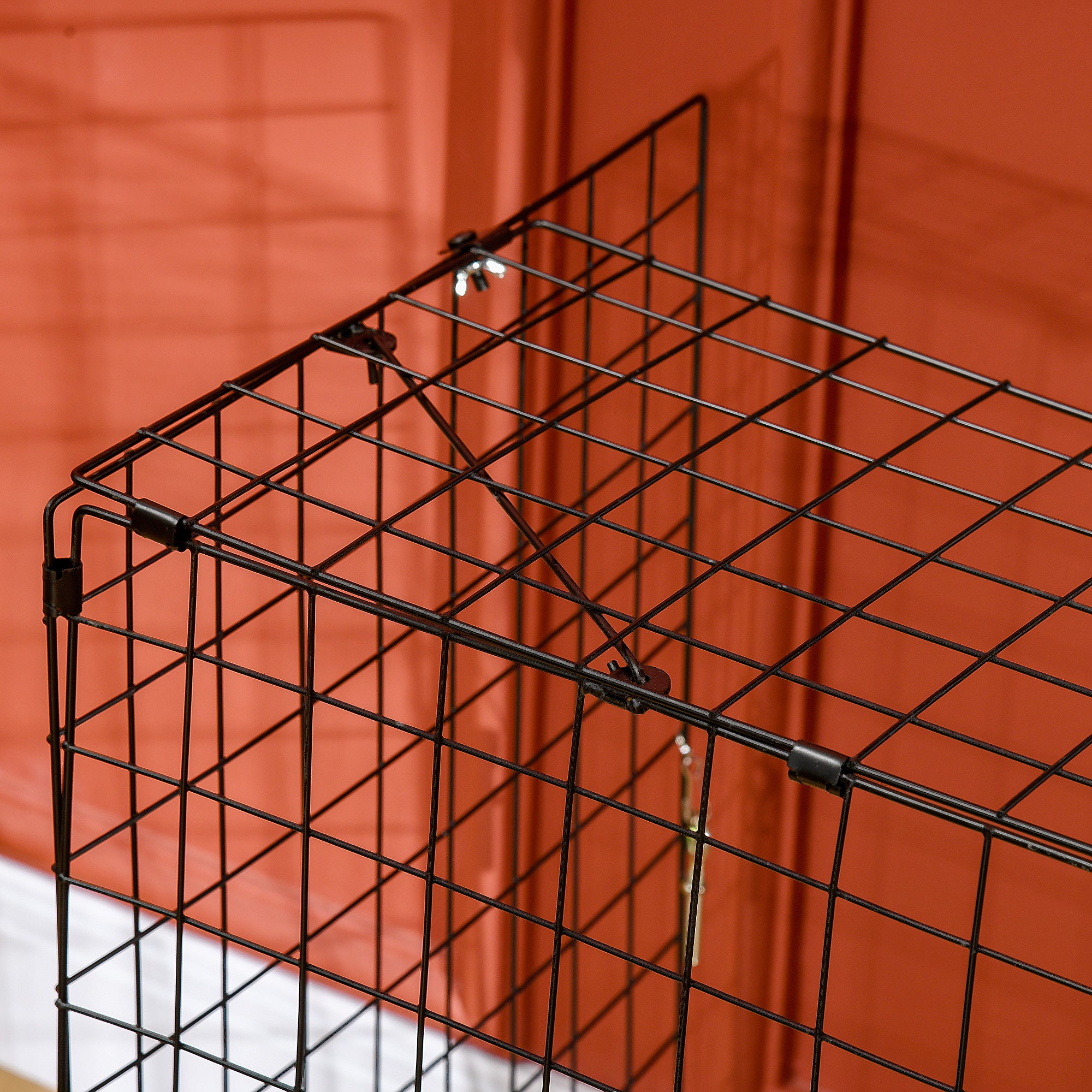 HOMCOM Extendable Fire Guard Screen, Freestanding Fire Screen Spark Guard, Folding Fireplace Cover, Wire Mesh, 81.5-160cm, Black