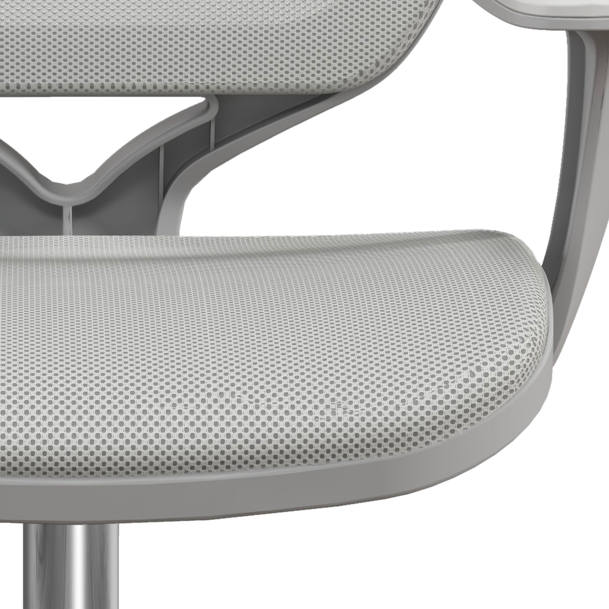 Vinsetto 44-56cm Mesh Back Office Chair - Grey