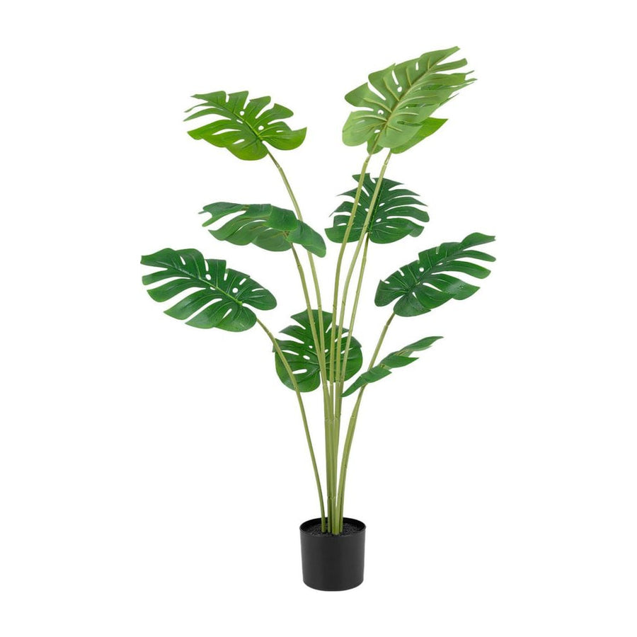 1 Pieces 120 cm Artificial Monstera Deliciosa Plant in Pot