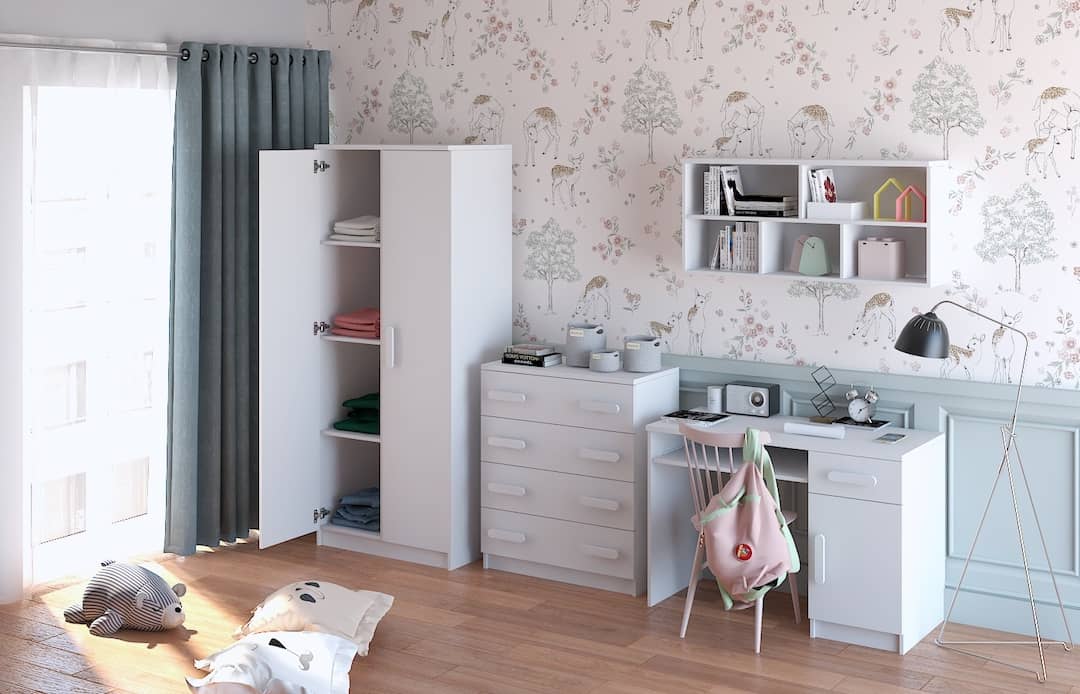 Smyk SM-06 Hinged Wardrobe 80cm