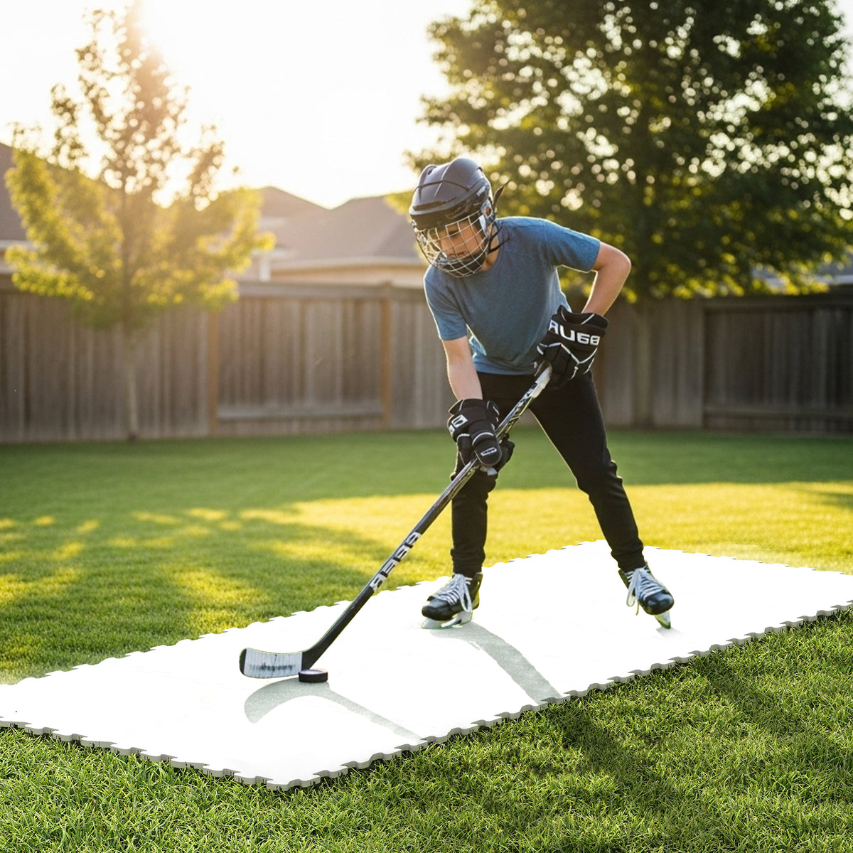 10/18 Pack Hockey Flooring Tiles for Training-18 Pack