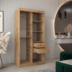 Tokyo III Sliding Door Wardrobe 100cm