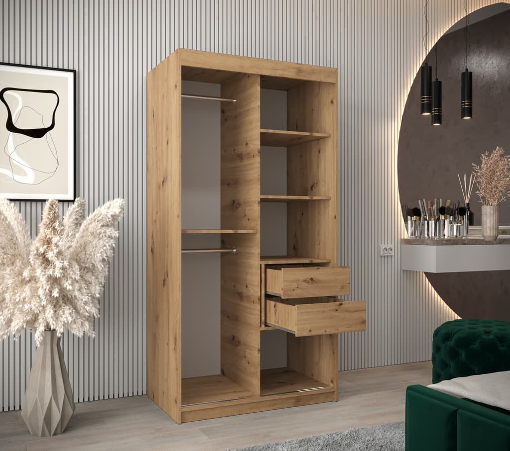 Elypse Sliding Door Wardrobe 100cm - product image 8
