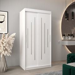 York Sliding Door Wardrobe 100cm