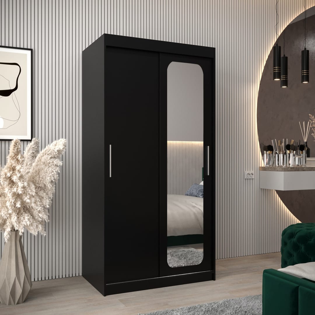 Uppsala T2 Sliding Door Wardrobe 100cm