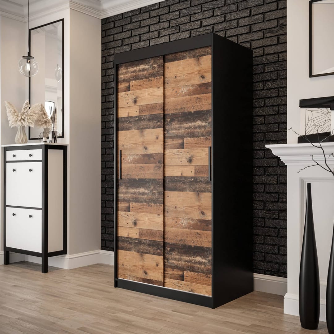 Tilburg Sliding Door Wardrobe 100cm
