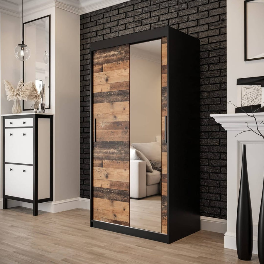 Tilburg II Sliding Door Wardrobe 100cm