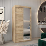 Verona 02 Sliding Door Wardrobe 100cm