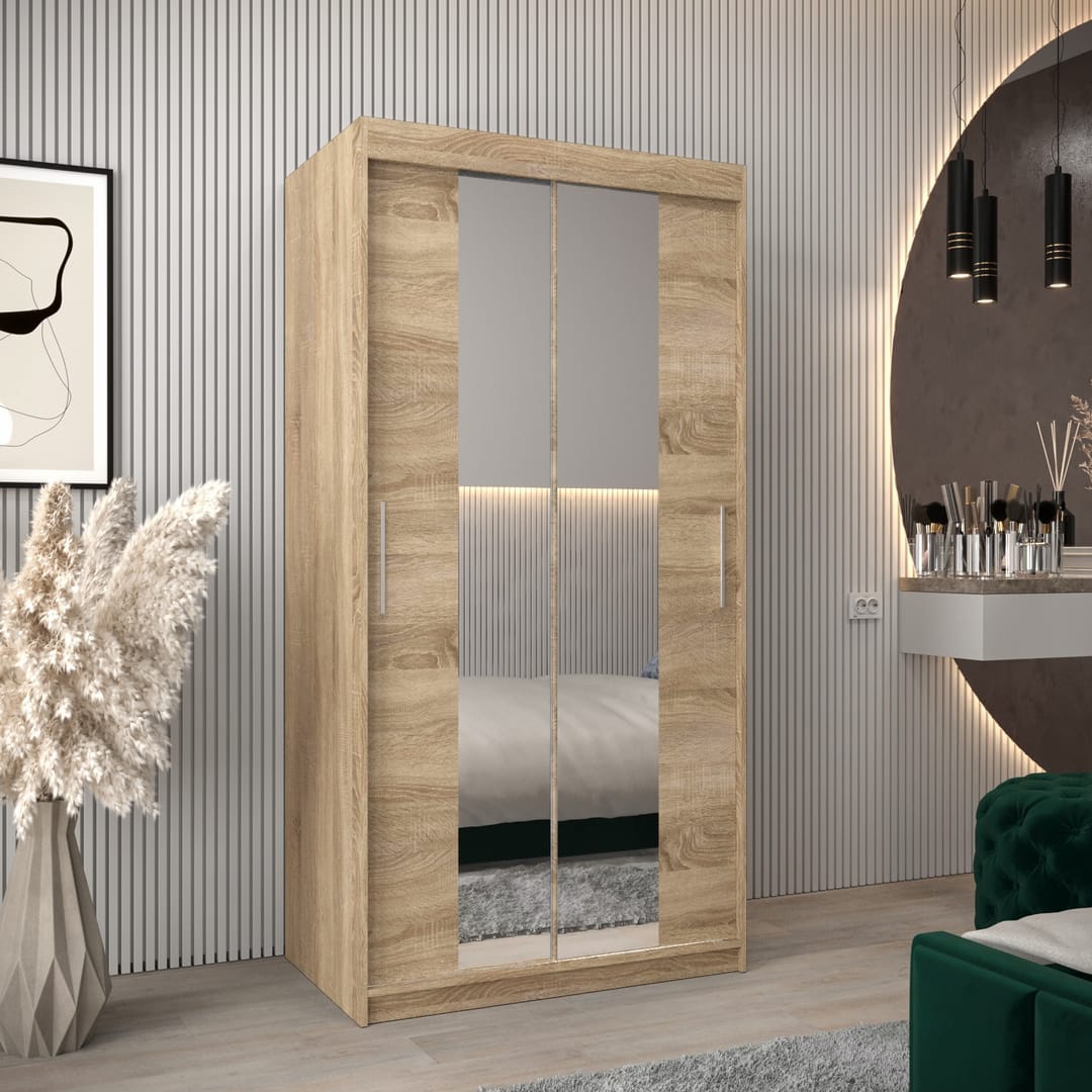 Tokyo I Sliding Door Wardrobe 100cm
