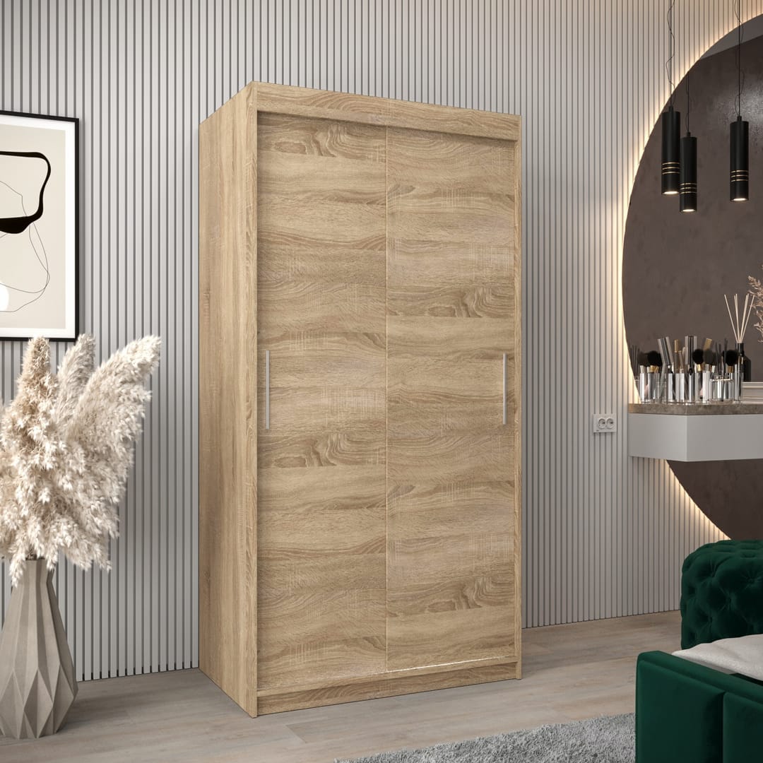 Tokyo Sliding Door Wardrobe 100cm