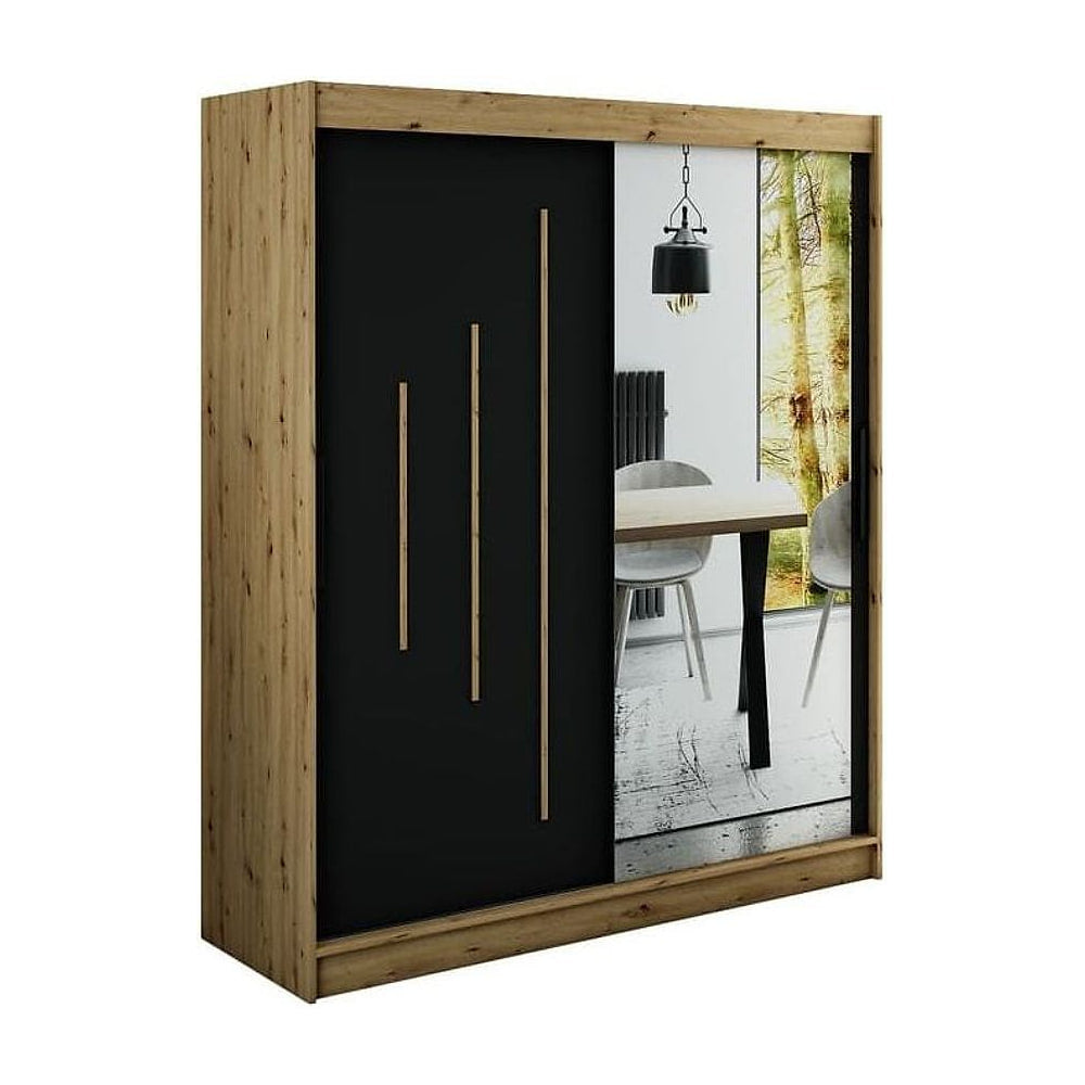 Leto Y2 Sliding Door Wardrobe 180cm