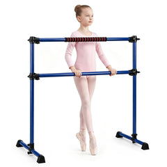 110 KG Max Load Adjustable Ballet Barre for Balance Workout for Strength Training-Purple