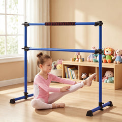 110 KG Max Load Adjustable Ballet Barre for Balance Workout for Strength Training-Purple