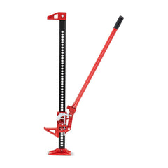 112 cm 3000 kg Capacity Farm Jack with a red handle and base, shown from the side