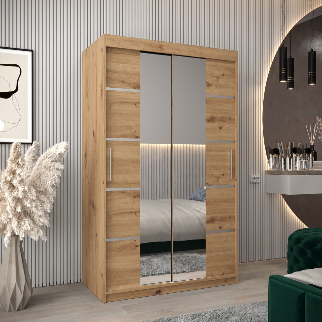Verona 04 Sliding Door Wardrobe 120cm - product image 3