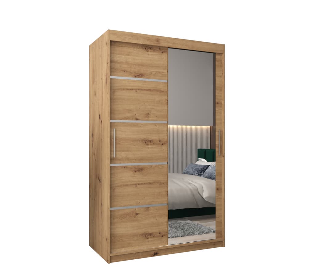 Verona 02 Sliding Door Wardrobe 120cm - product image 4