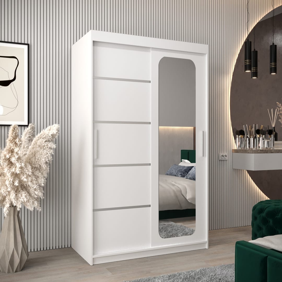 Uppsala V2 Sliding Door Wardrobe 120cm