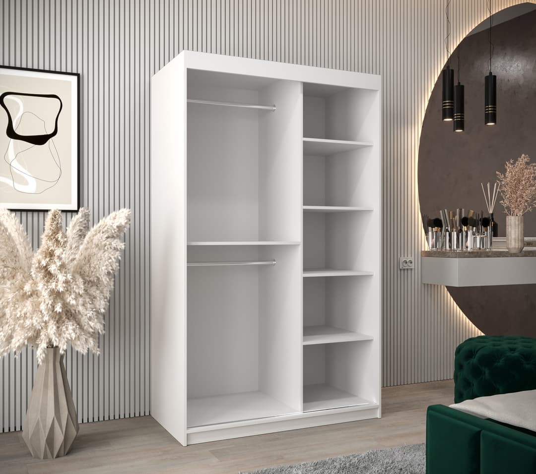 Parma Sliding Door Wardrobe 120cm