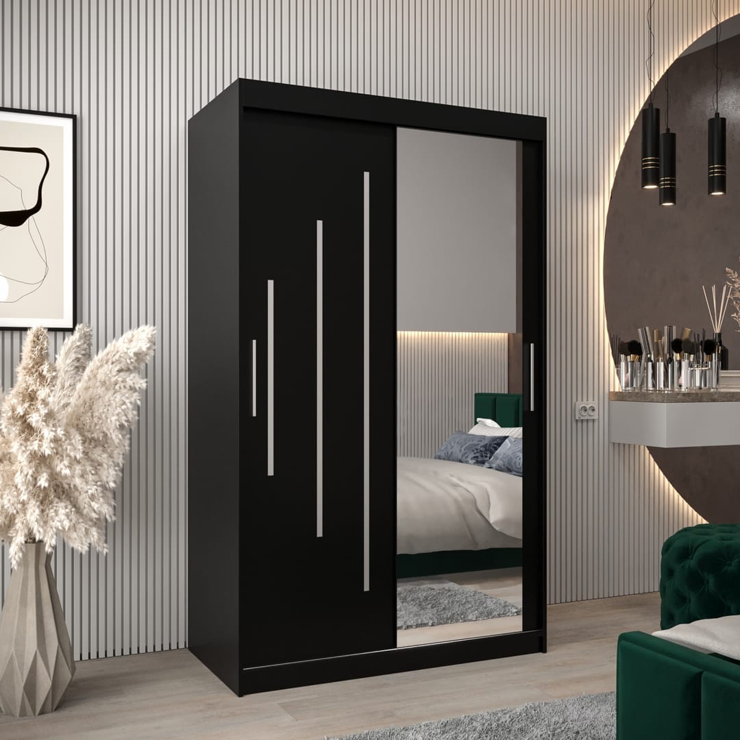 York II Sliding Door Wardrobe 120cm