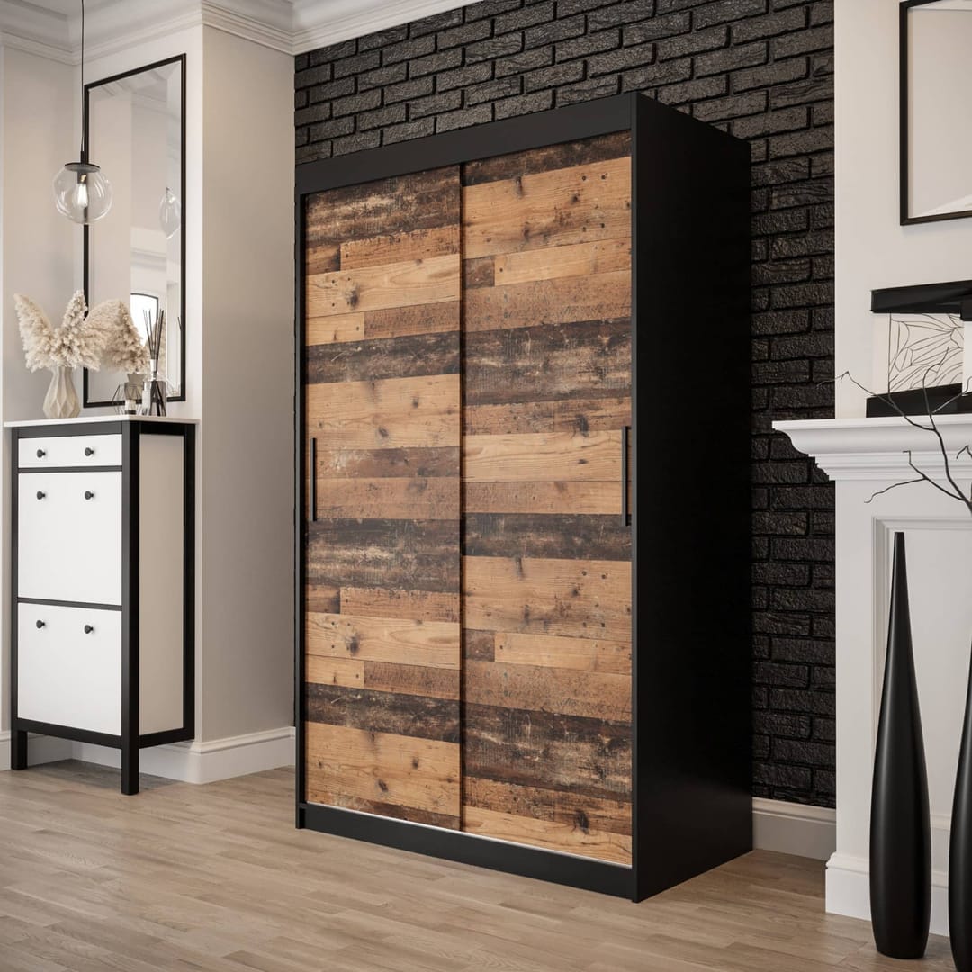 Tilburg Sliding Door Wardrobe 120cm