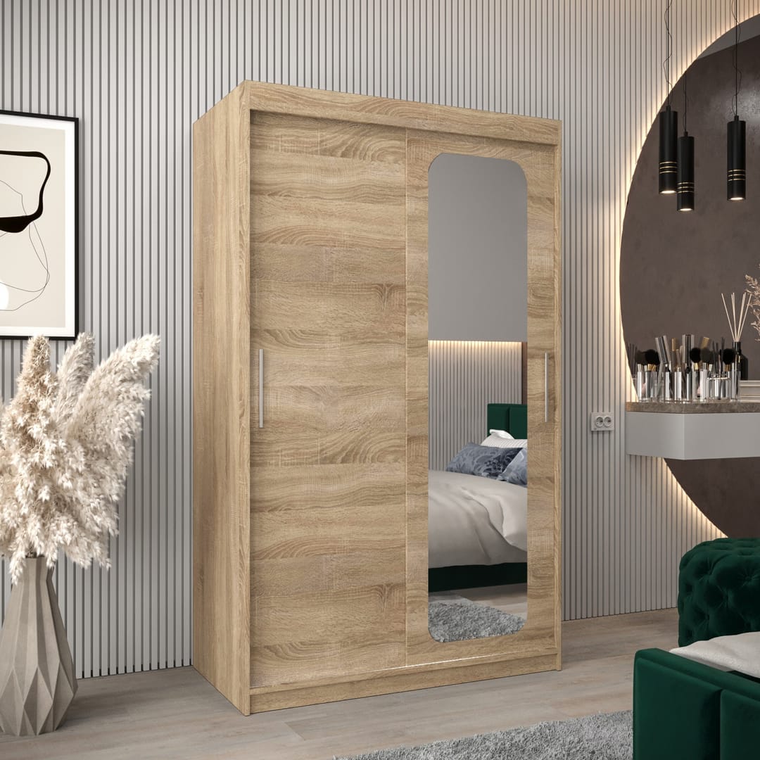 Uppsala T2 Sliding Door Wardrobe 120cm