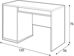 Imola IM-09 Computer Desk 120cm - product image 4