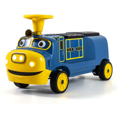 12V 2-Seater Ride on Train Licensed Chuggington with Music and Adjustable Seat-Blue