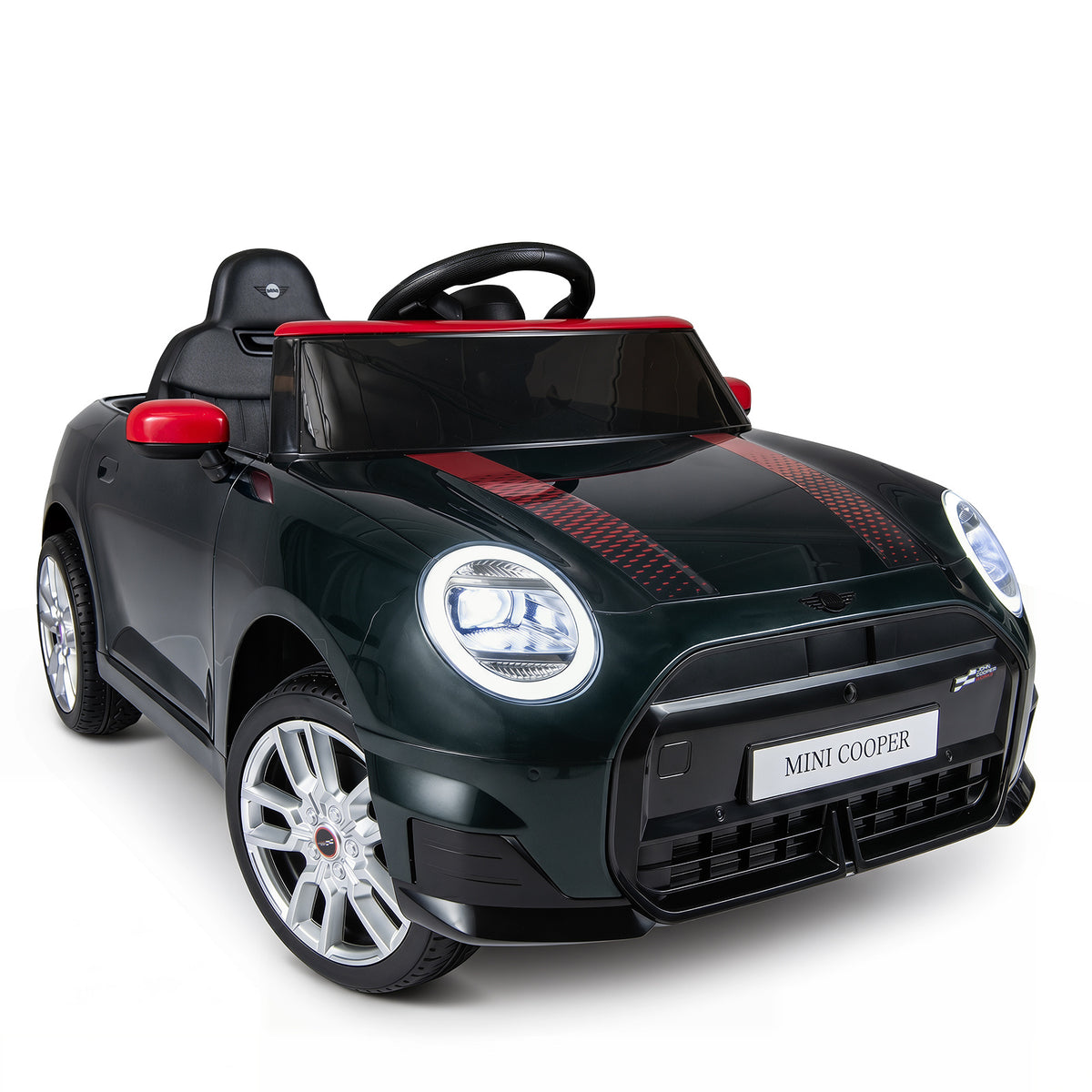 12V Electric Kids Ride on Car BMW MINI Licensed with Remote Control-Black