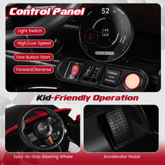 12V Electric Kids Ride on Car BMW MINI Licensed with Remote Control-Black