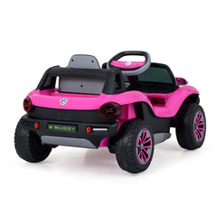 12V Kids Electric Car Licensed Volkswagen with Remote and LED Headlights-Pink