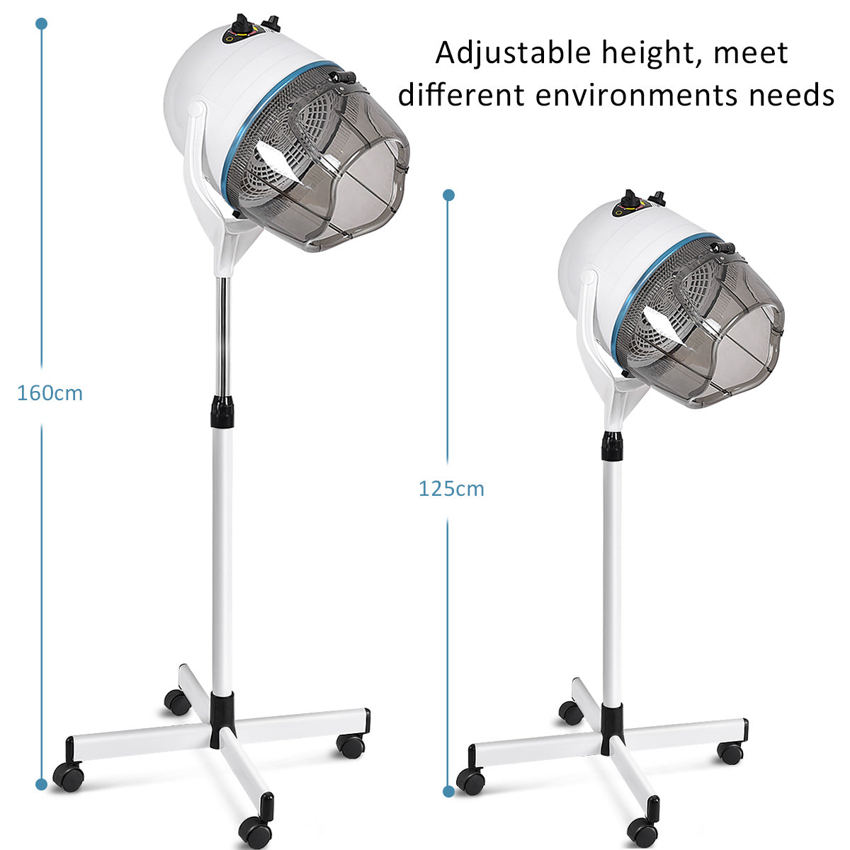 Professional Portable Hood Hairdryer with Stand