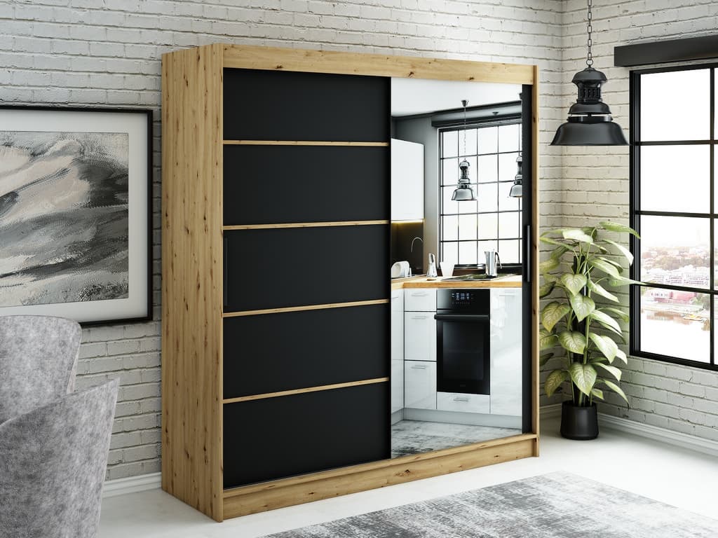 Leto V2 Sliding Door Wardrobe 200cm