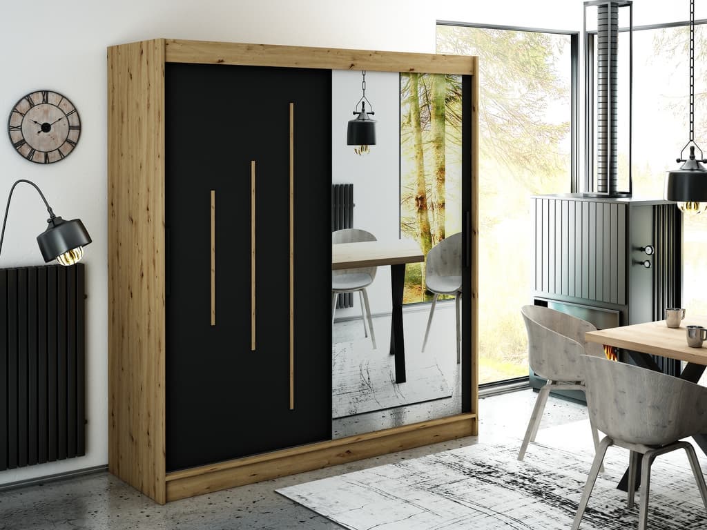 Leto Y2 Sliding Door Wardrobe 200cm