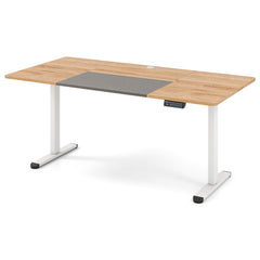 140 x 70 cm Height Adjustable Electric Standing Desk with Anti-Collision Design-Natrual