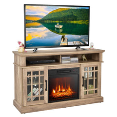 1400W Electric Fireplace in Natural