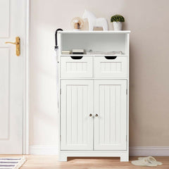 Floor Standing Utility Cabinet with Adjustable Drawers