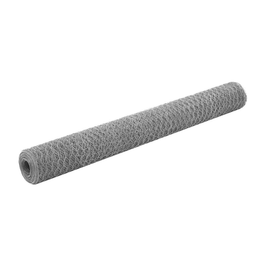 Chicken Wire Fence Galvanised Steel Silver