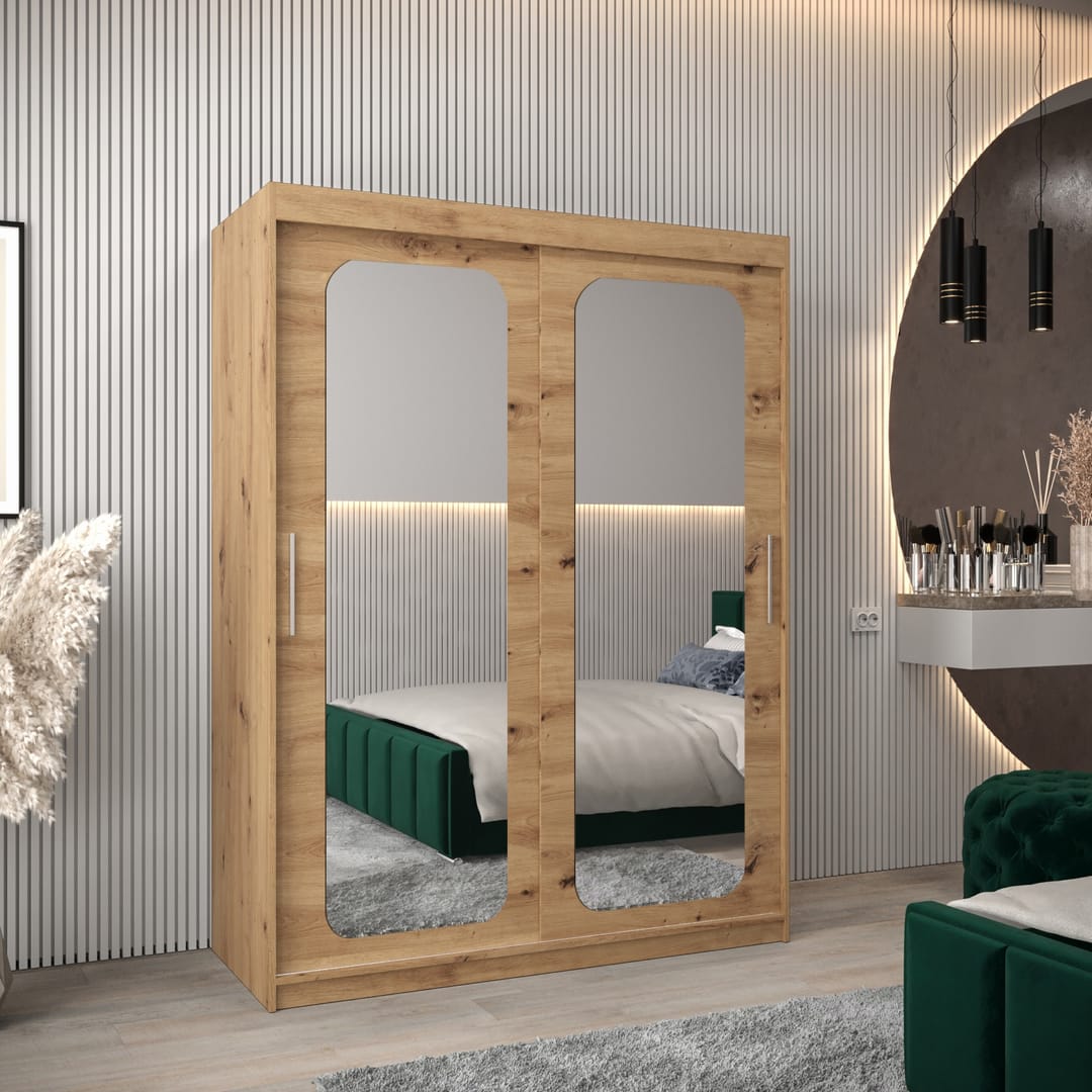 Uppsala T3 Sliding Door Wardrobe 150cm