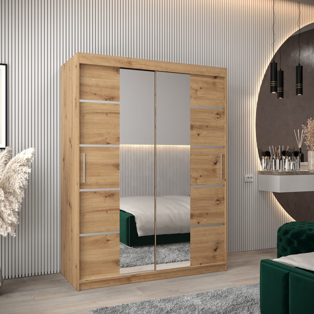 Verona 04 Sliding Door Wardrobe 150cm - product image 3