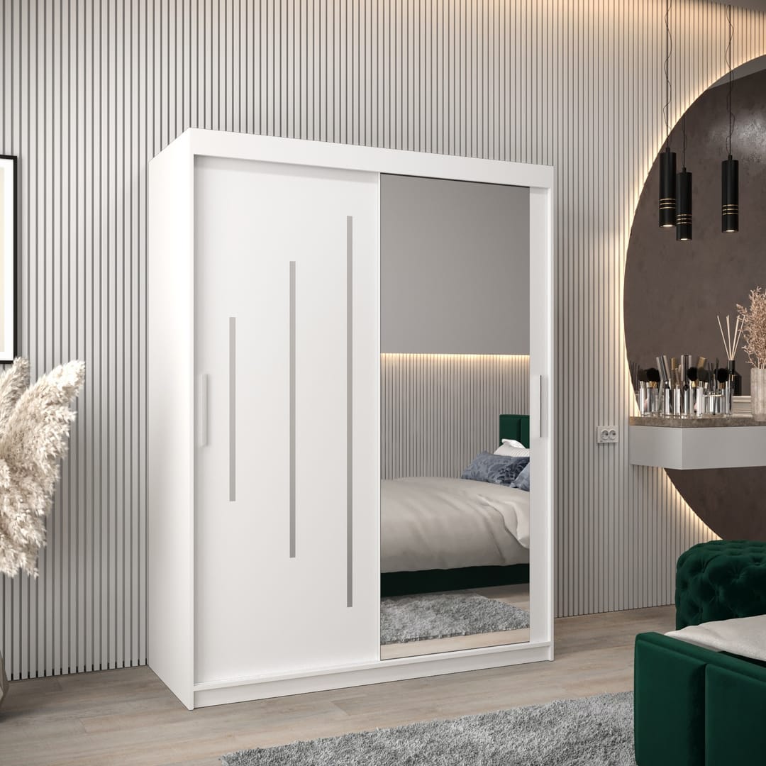 York II Sliding Door Wardrobe 150cm