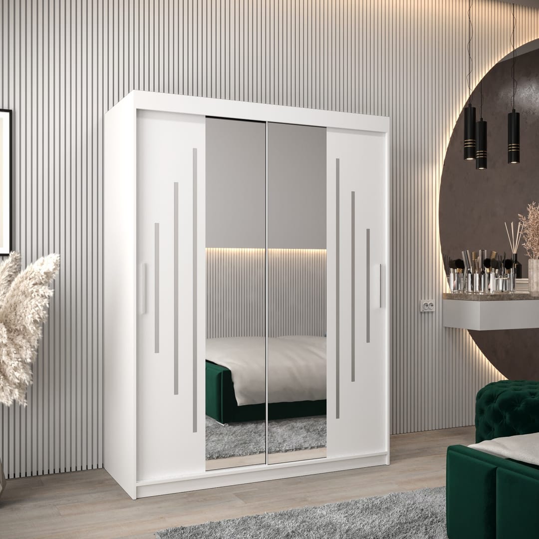 York I Sliding Door Wardrobe 150cm