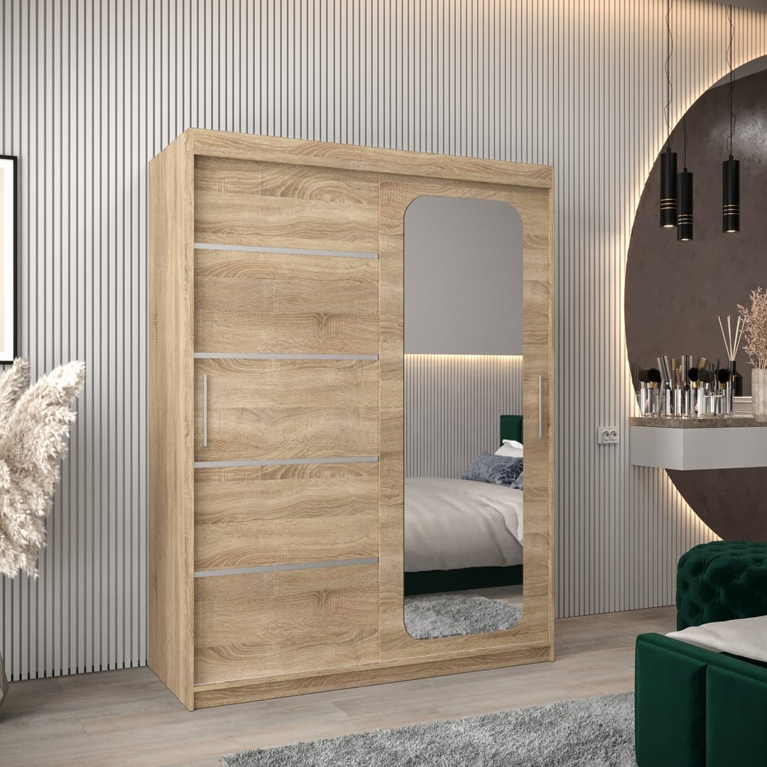 Uppsala V2 Sliding Door Wardrobe 150cm