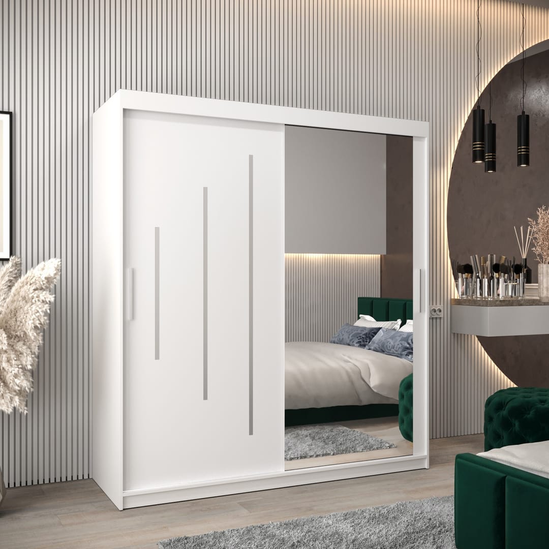 York II Sliding Door Wardrobe 180cm
