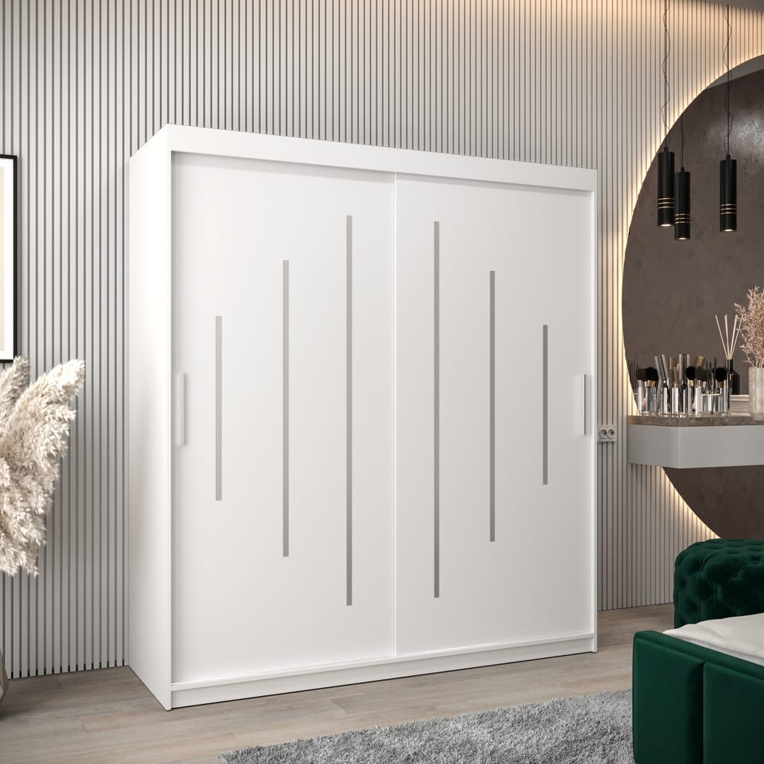 York Sliding Door Wardrobe 180cm