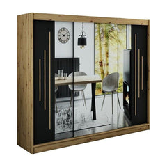 Leto Y4 Sliding Door Wardrobe 250cm