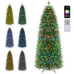 190 CM Prelit Pencil Christmas Tree, image 4