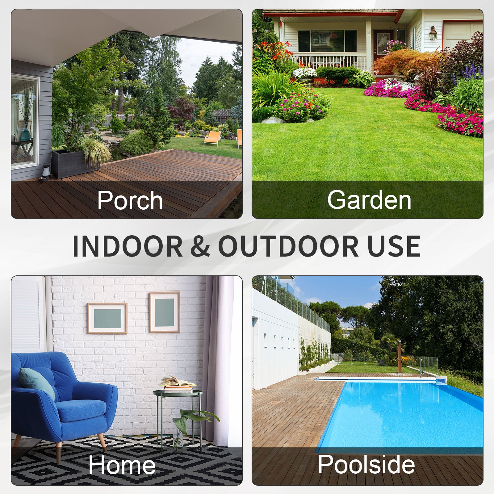 Outsunny 3 Seater Rattan Sofa All-Weather Wicker Weave Metal Frame Chair with Fire Resistant Cushion, Black