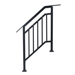 2 Pack Outdoor Handrails for Steps with Adjustable Angle for Concrete