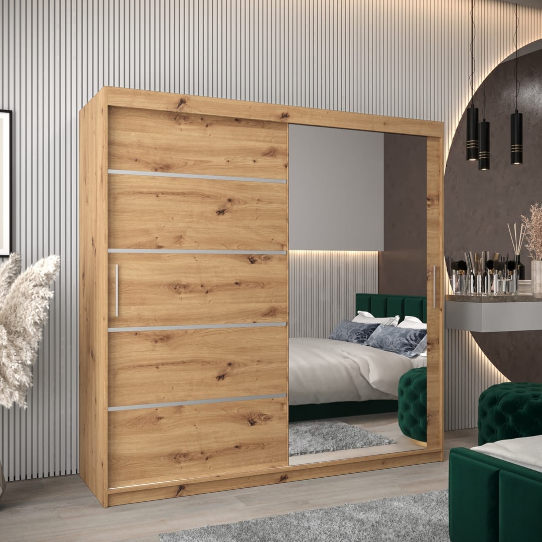 Verona 02 Sliding Door Wardrobe 200cm - product image 4