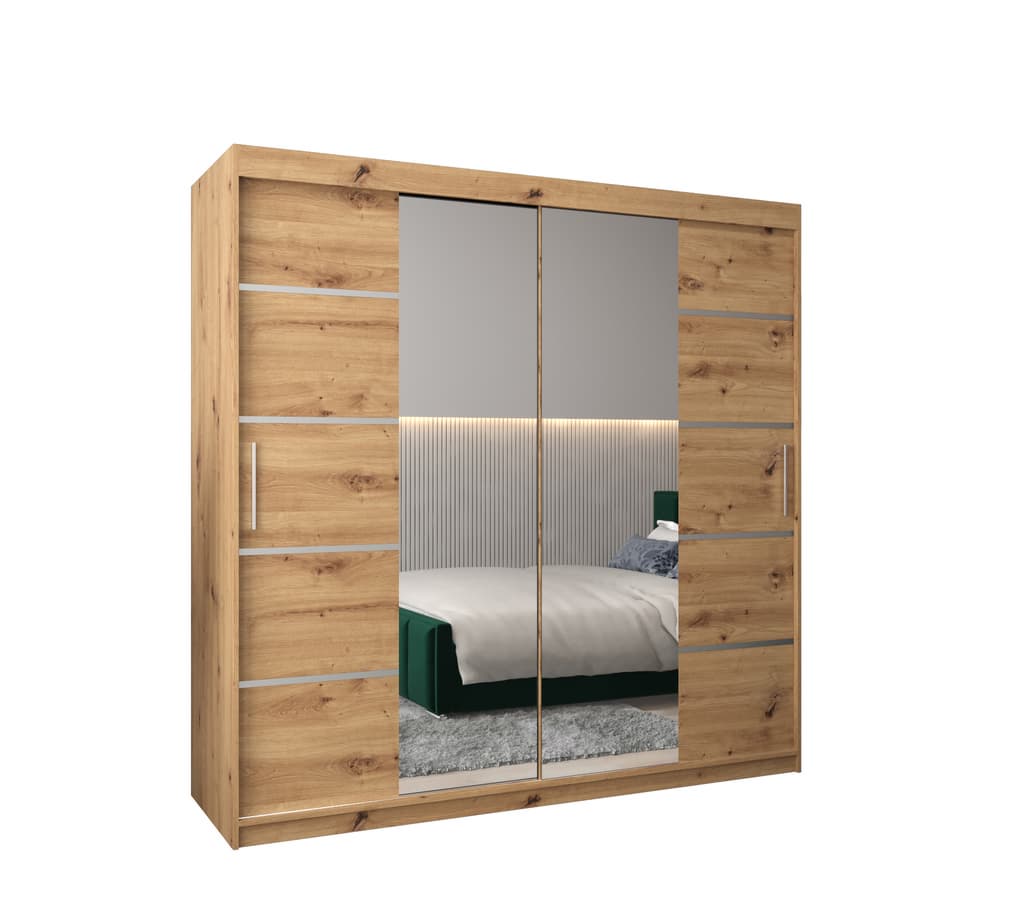 Verona 04 Sliding Door Wardrobe 200cm - product image 4